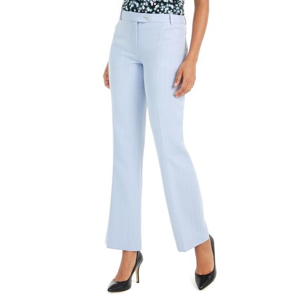 Calvin Klein Women's Modern Fit Pants Blue Size 10 - Picture 1 of 7